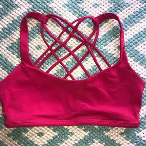 Lululemon Free to Be Bra Wild (Pink, Size 6)